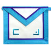 Master Mason Memphis Misraim Apron – White, Turquoise & Royal Blue