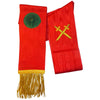 Knight Masons Sash – Red Moire