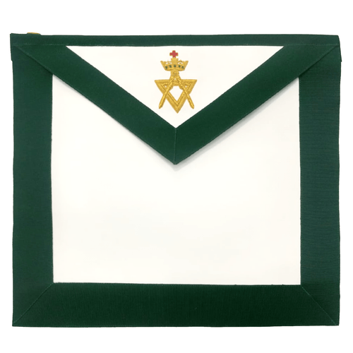 Member Allied Masonic Degrees Apron – Green Velvet – product view