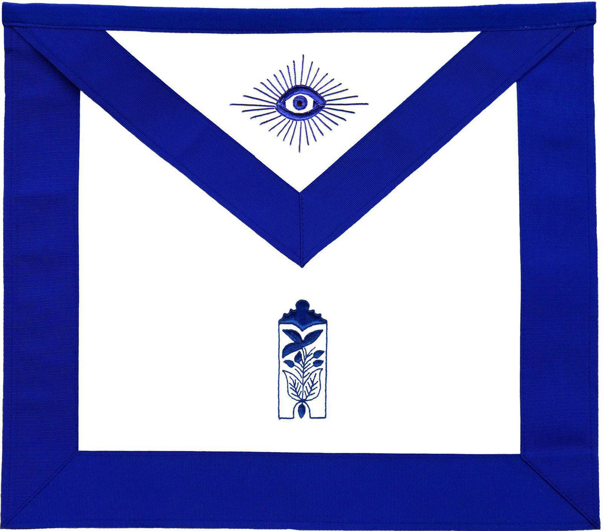 Officers Blue Lodge Officer Apron Set – Blue Ribbon Machine Embroidery (Set of 19) – detail 2