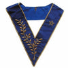 Thrice Powerful Master Scottish Rite Collar – Blue Moire Hand Embroidery