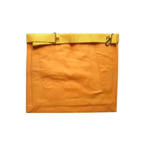 16th Degree Scottish Rite Apron – White & Gold Moire – detail 2