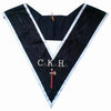 Chevalier Grand Introducteur 30th Degree French Rite Collar – Black Moire with White Borders
