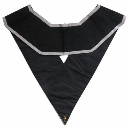 Grand Guard of the Camps 30th Degree French Rite Collar – Black Moire with White Borders – detail 2