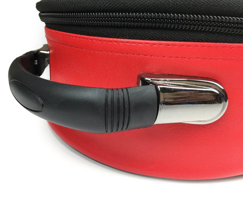 Royal Arch Chapter Crown Cap Case – Red Triple Tau Insignia – detail 2