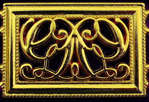 Grand Officers Blue Lodge Chain Collar – Gold Plated with Rhinestones – detail 2
