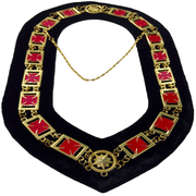 Knights Templar Chain Collar – Gold Plated