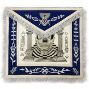 Masonic Exclusive Master Mason Apron – Skull Pillars Masters Carpet Machine Embroidery