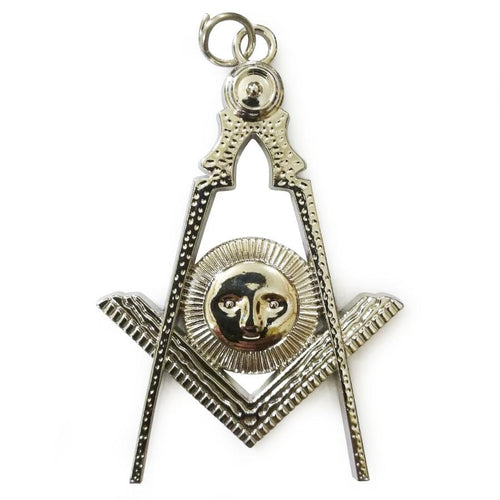 Senior Deacon Blue Lodge Officer Collar Jewel – Silver Metal – product view