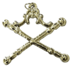 Marshal Blue Lodge Officer Collar Jewel – Silver Metal