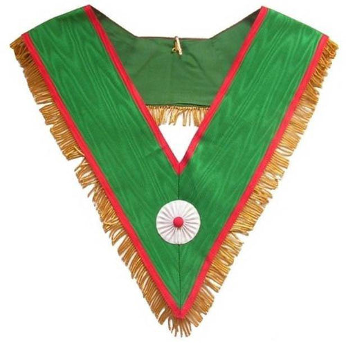 Scottish Master of St. Andrew Collar – Green with Fringe – product view