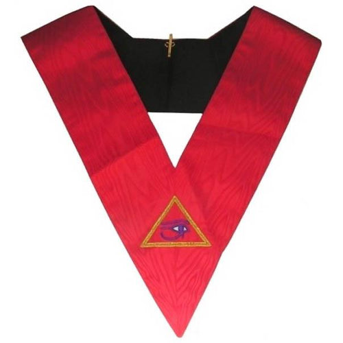90th Degree Memphis Misraim Collar – Hand Embroidery – product view