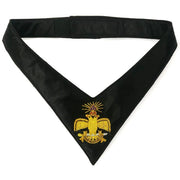 33rd Degree Scottish Rite Collarette – Wings Down Black Ribbon