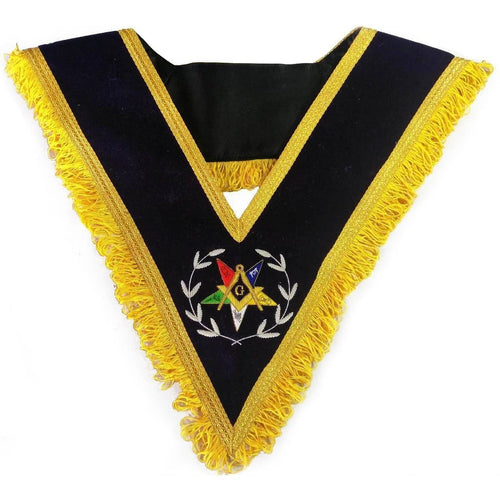 Worthy Patron OES Collar – Royal Blue or Blue Velvet – product view