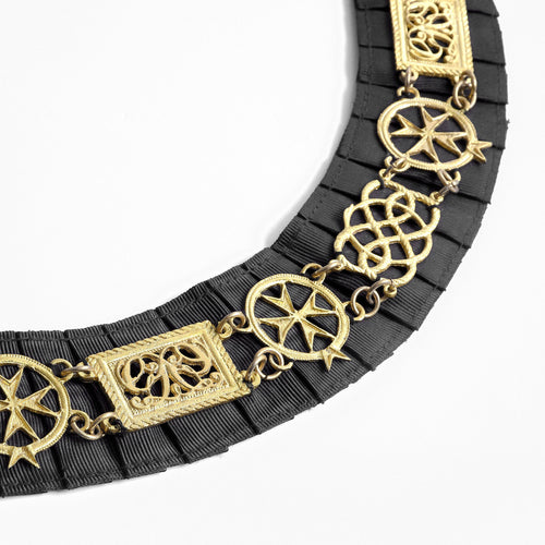 Grand Officers Malta Regulation Chain Collar – Gold Plated – detail 2