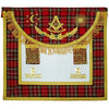 Past Master Craft Scottish Regulation Apron – Stripped Red