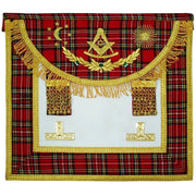 Past Master Craft Scottish Regulation Apron – Stripped Red