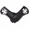 Order of Malta Gauntlet – Black Leather with White Maltese Cross