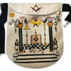 Hand-Painted Apron – 18th Century Inspired Lambskin
