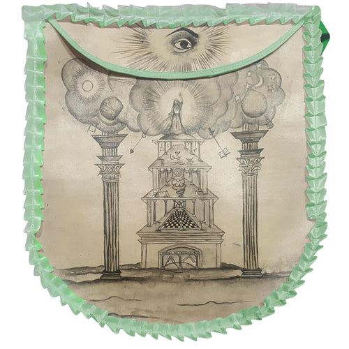 Hand-Painted Apron – 19th Century Inspired – product view