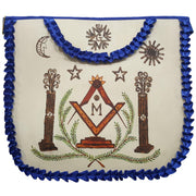 Hand-Painted Apron – History Edition: Masonic Apron of Major William Christy – 1790 to 1837