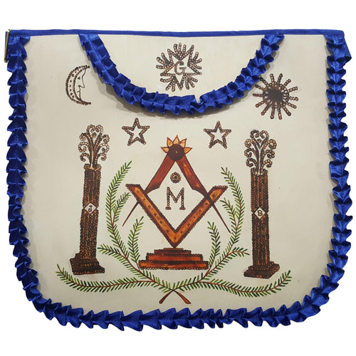 Hand-Painted Apron – History Edition: Masonic Apron of Major William Christy – 1790 to 1837 – product view