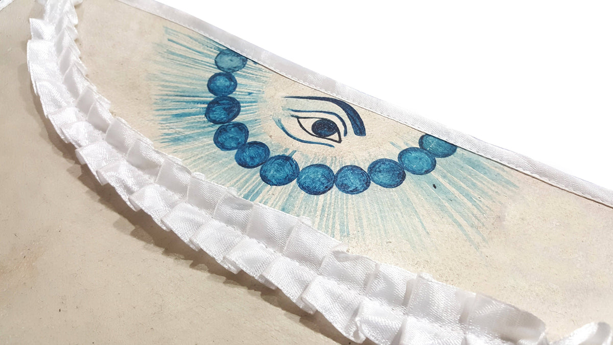 Hand-Painted Apron – History Edition: Masonic Apron of Meriwether Lewis – 18th Century – detail 2