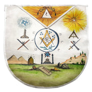 Hand-Painted Apron – The Secret Teachings of All Ages, Manly P. Hall, 1928