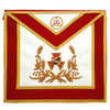 Past High Priest Royal Arch Chapter Apron – Red with Gold Embroidery