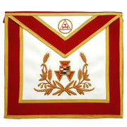 Past High Priest Royal Arch Chapter Apron – Red with Gold Embroidery