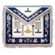 Past Master Blue Lodge Apron – Quality A Gold & Silver