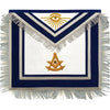 Past Master Blue Lodge Apron – Gold Hand Embroidered with Silver Fringe