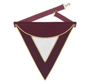 Member Royal & Select Masters Officer Apron – Maroon