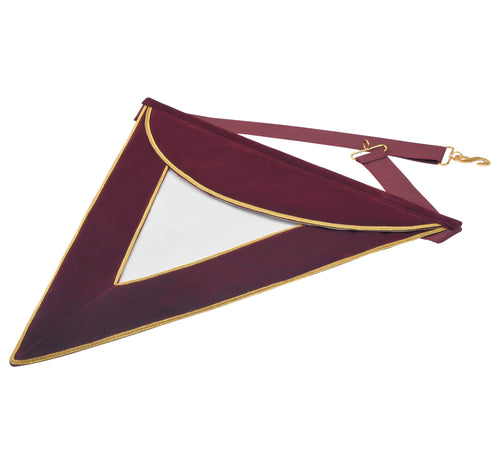 Member Royal & Select Masters Officer Apron – Maroon – detail 2
