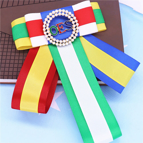 OES Bow Tie – With Brooch – detail view