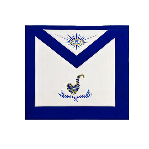 Senior Steward Blue Lodge Apron – Royal Blue – product view