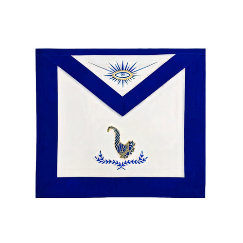Junior Steward Blue Lodge Apron – Royal Blue – product view