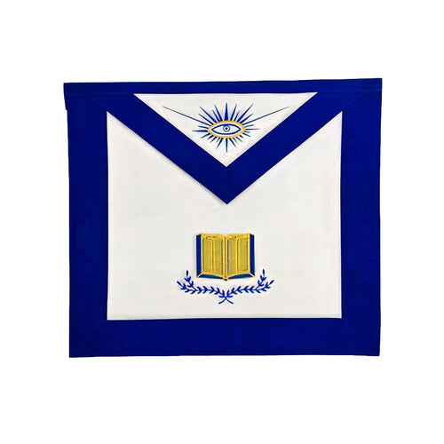 Chaplain Blue Lodge Apron – Royal Blue – product view