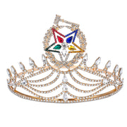 Grand Worthy Matron OES Crown – Colorful Star