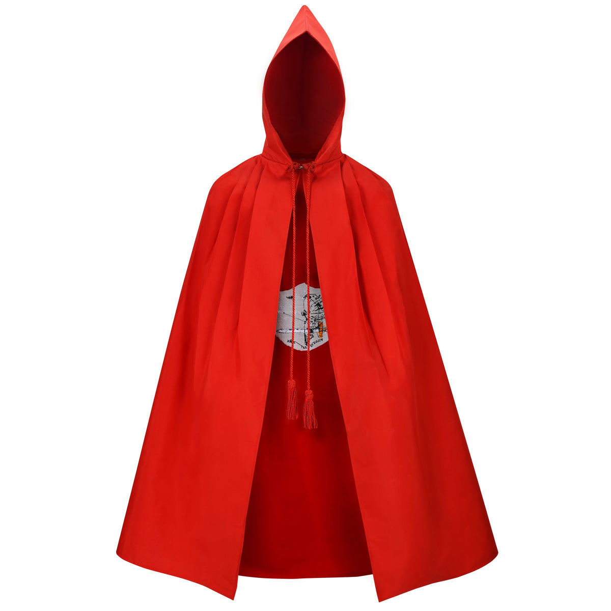 30th Degree Scottish Rite Mantle – Red With Bicephalic Eagle – detail view