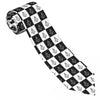 Master Mason Blue Lodge Necktie – Printed Checkered Pattern