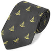 Past Master Blue Lodge Necktie – Machine Embroidery Gold Emblem