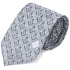 Master Mason Blue Lodge Necktie – Gray Square & Compass G Emblem