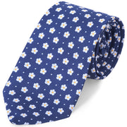 Masonic Necktie – Blue With Forget Me Not Pattern