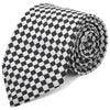 Masonic Necktie – Black & White Checkered Floor Pattern