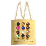 High Priest Royal Arch Chapter Breastplate – Gold Plated With Colorful Stones