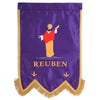 Reuben Royal Arch Chapter Banner – Printed With Gold Braid & Fringe