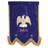 Dan Royal Arch Chapter Banner – Printed With Gold Braid & Fringe