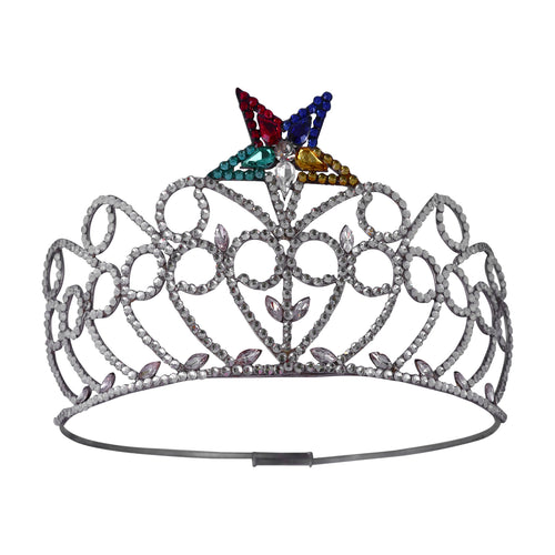 OES Crown – Rhodium Plating With One Colorful Star – detail view
