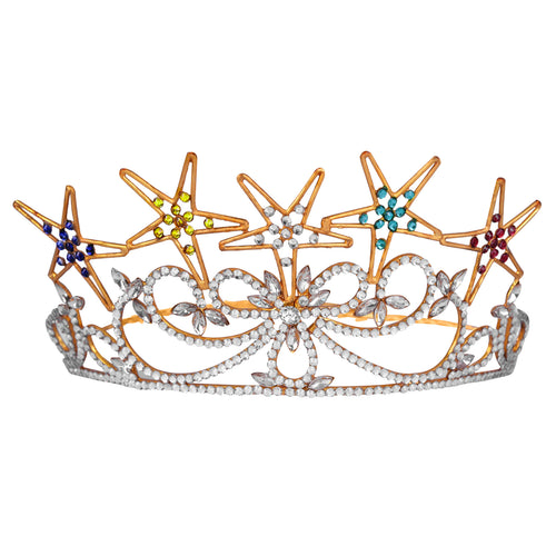 OES Crown – Colorful Crystal Stones – product view